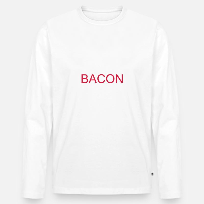 Bacon - Männer Premium Bio Langarmshirt - undefined
