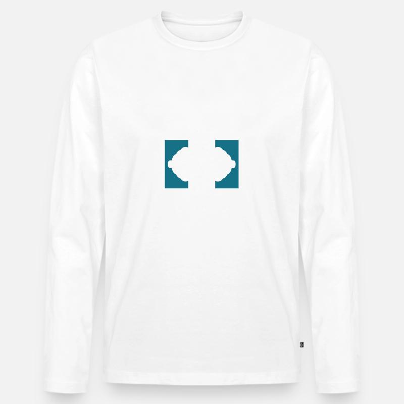 Training - Männer Premium Bio Langarmshirt - Weiß