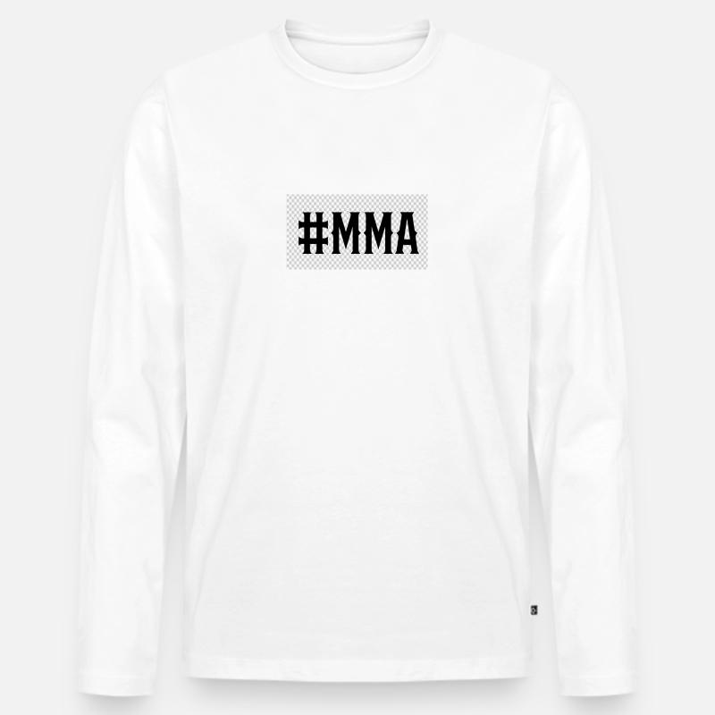MMA - Männer Premium Bio Langarmshirt - Weiß