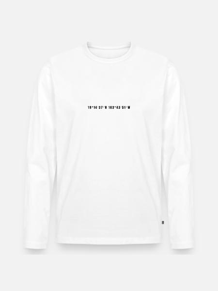 Colima Mexiko - Männer Premium Bio Langarmshirt - Weiß