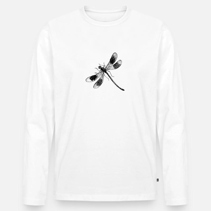 libe 31 - Männer Premium Bio Langarmshirt - Weiß