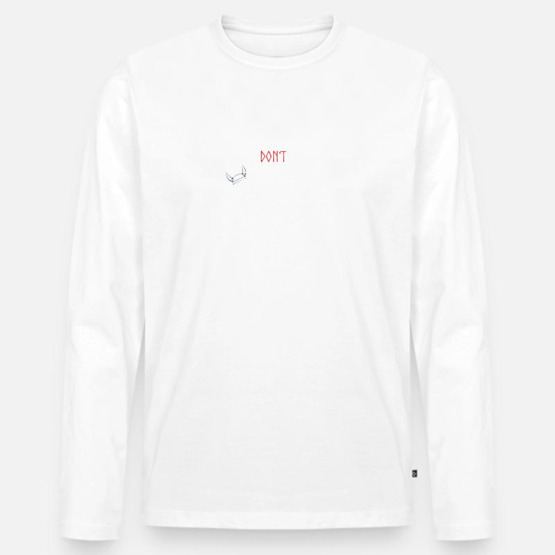 Shieldmaiden, Wikinger - Männer Premium Bio Langarmshirt - Weiß