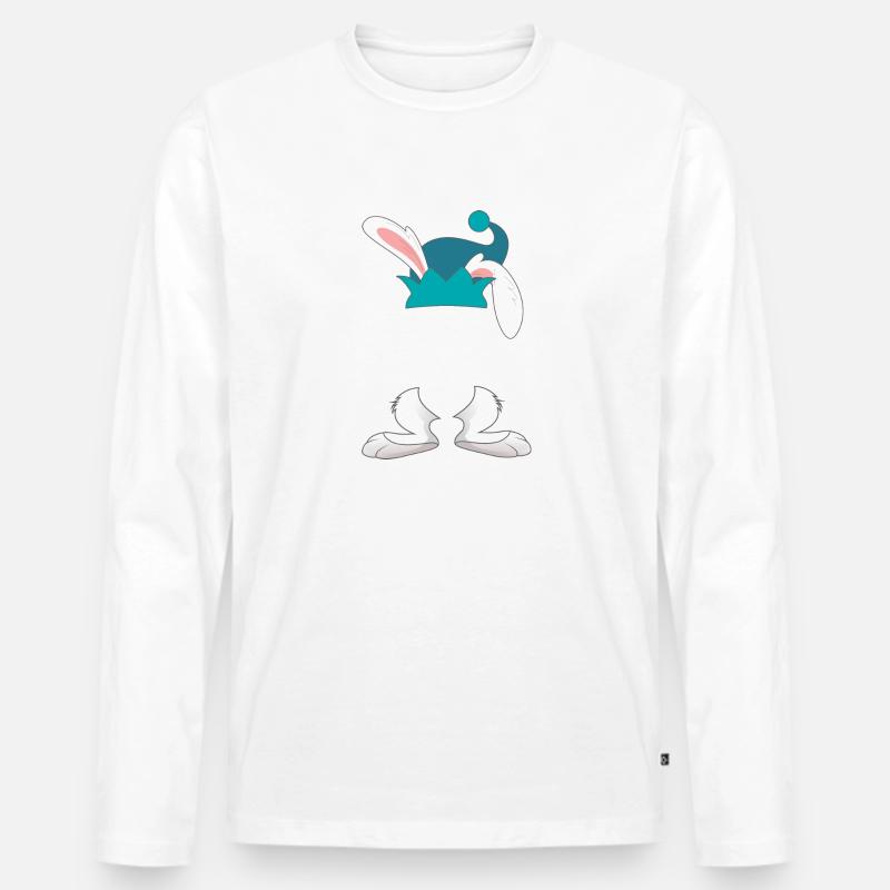 Easter Squad Osterhase Elf Kostüm - Männer Premium Bio Langarmshirt - undefined