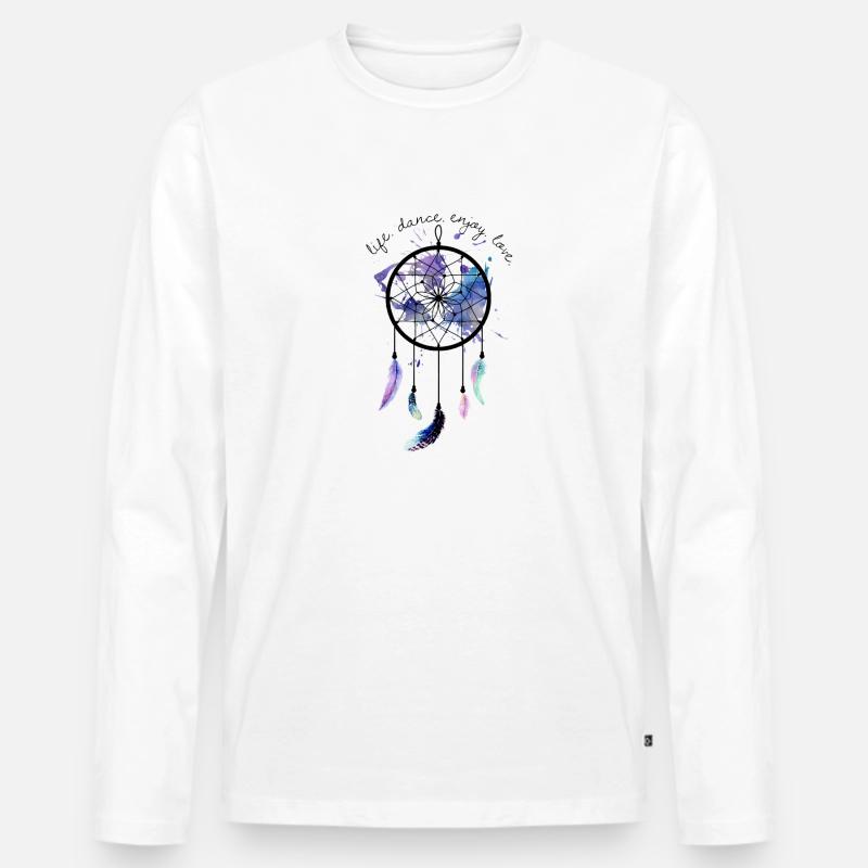 festivals2017 - Männer Premium Bio Langarmshirt - Weiß