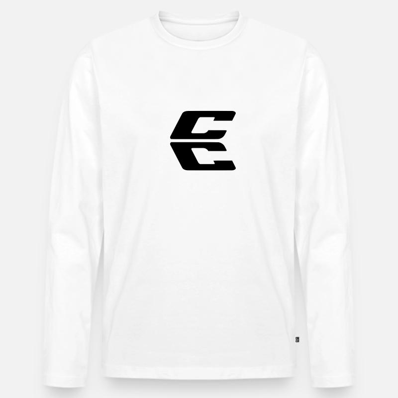 Conger - Männer Premium Bio Langarmshirt - Weiß