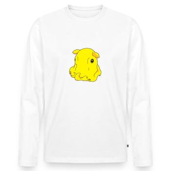 Umbrella elephant octopus - Men's Premium Organic Long Sleeve Shirt - white - Front - Nico (187cm)