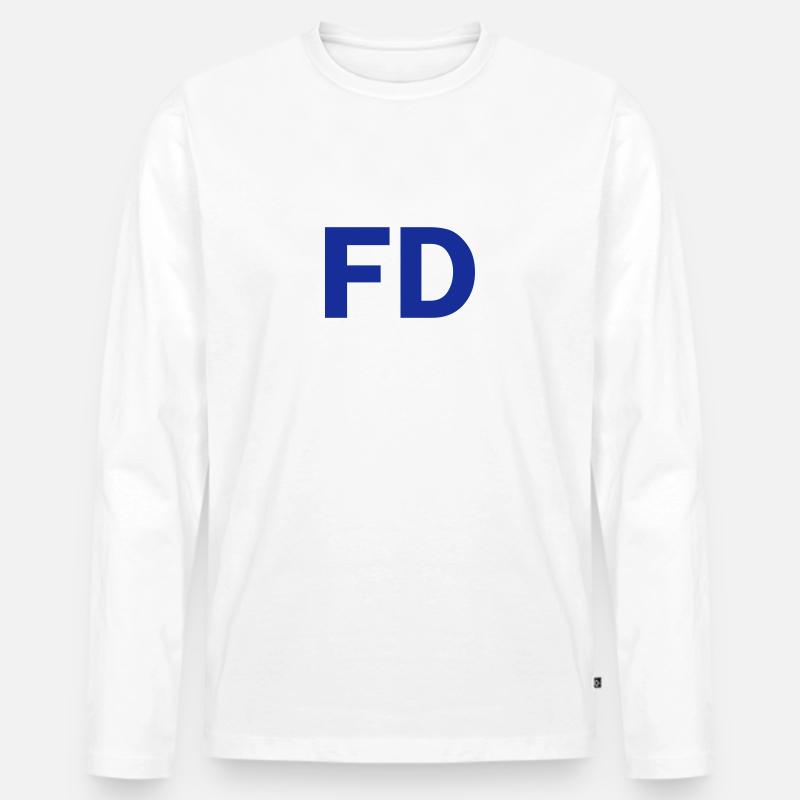 Flying Dutchman - Männer Premium Bio Langarmshirt - Weiß