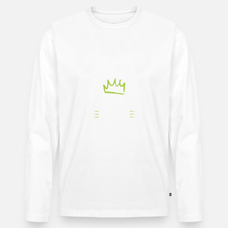Fussball Crew - Männer Premium Bio Langarmshirt - Weiß