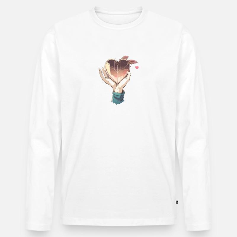 Gleichberechtigung - Männer Premium Bio Langarmshirt - Weiß