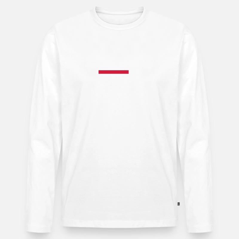 Loading - Männer Premium Bio Langarmshirt - Weiß