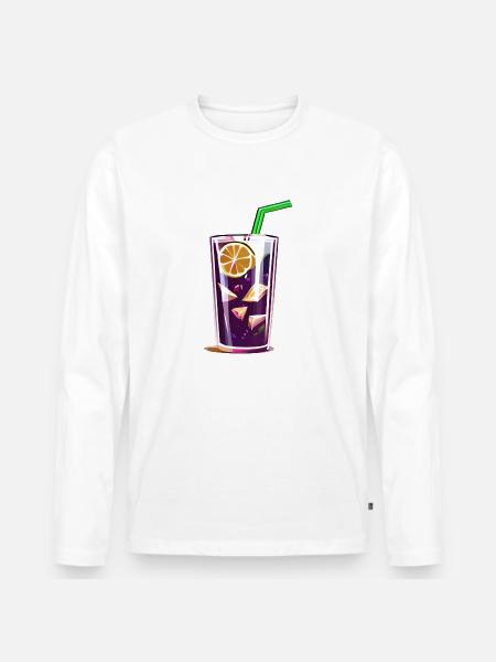 Beverage, Beverages, Counter, Gastronomy - Men's Premium Organic Long Sleeve Shirt - white