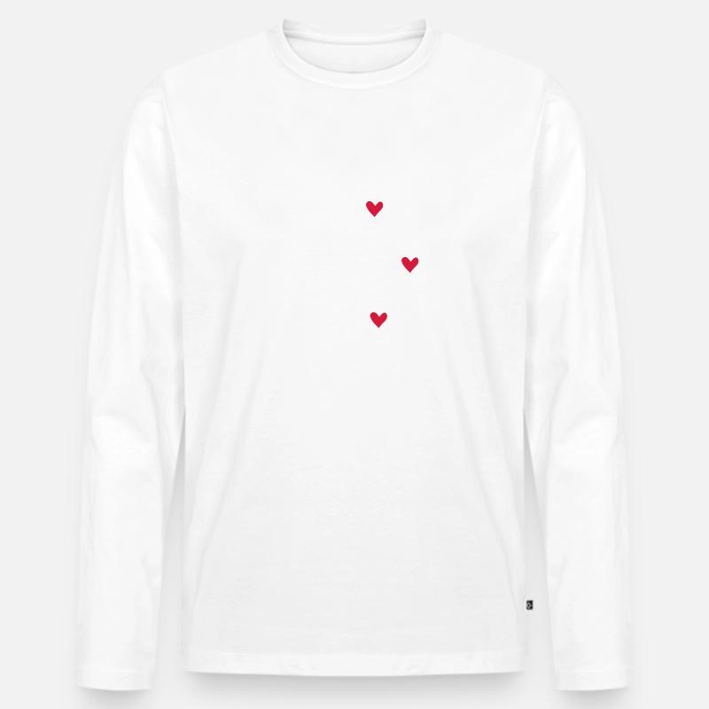 best intern ever - Männer Premium Bio Langarmshirt - Weiß