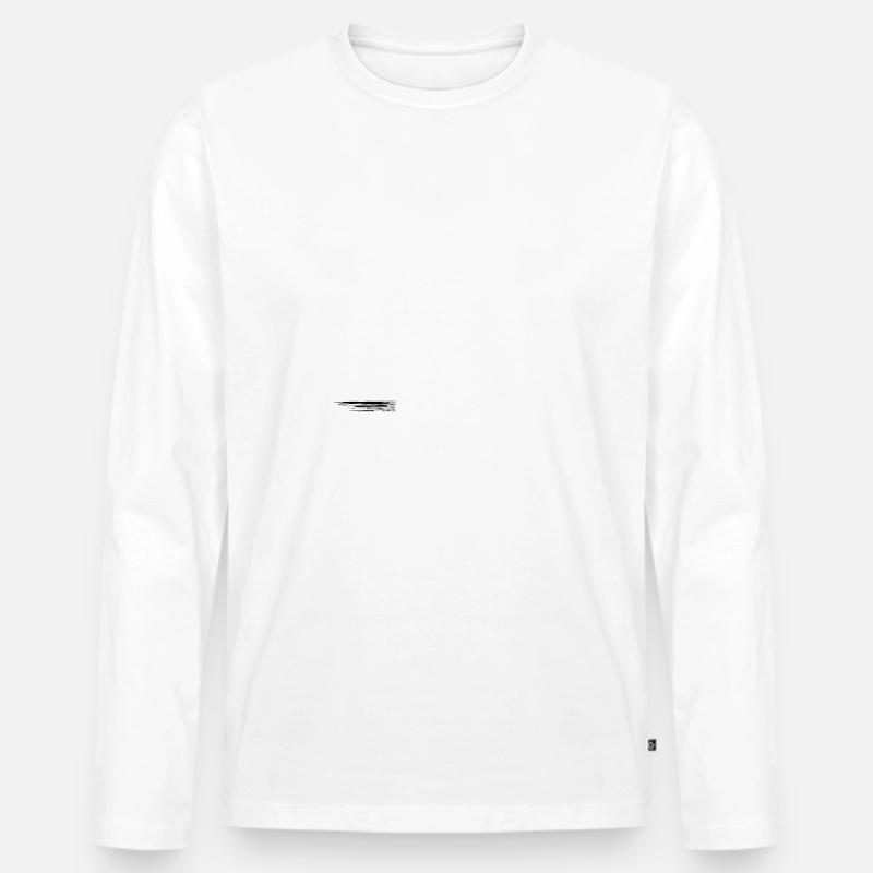 Motorrad Evolution em582 - Männer Premium Bio Langarmshirt - Weiß