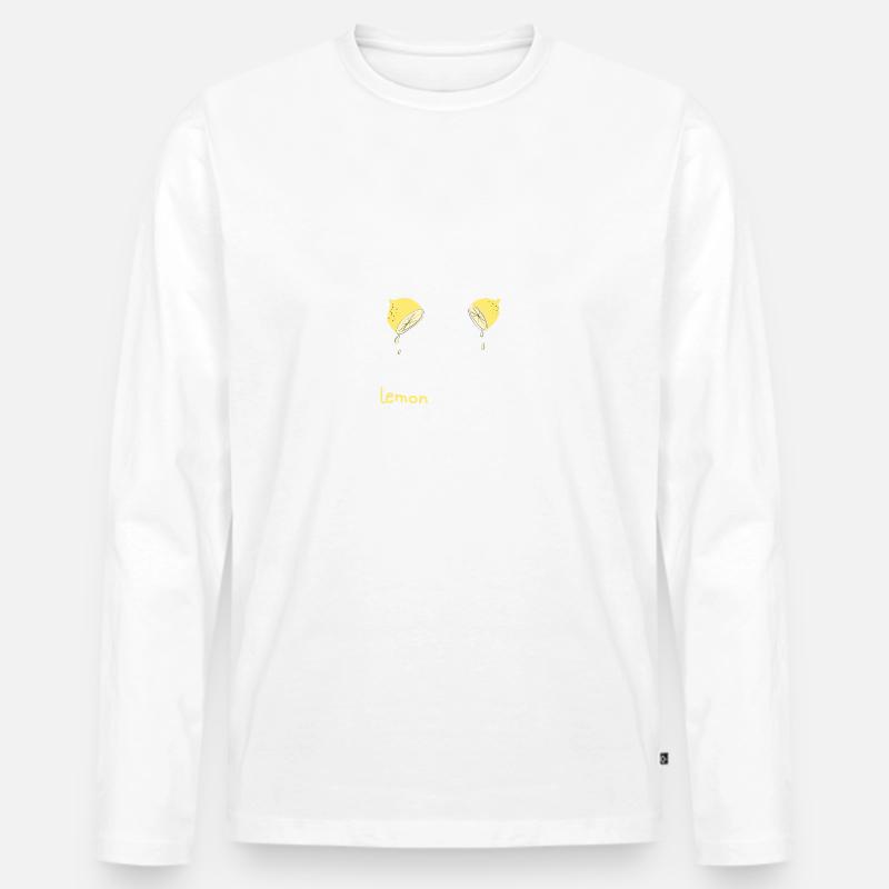 easy peasy lemon squeezy - Männer Premium Bio Langarmshirt - undefined