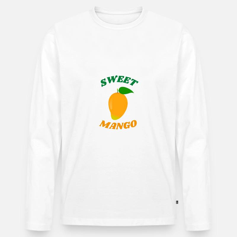 SWEET MANGO - Männer Premium Bio Langarmshirt - undefined