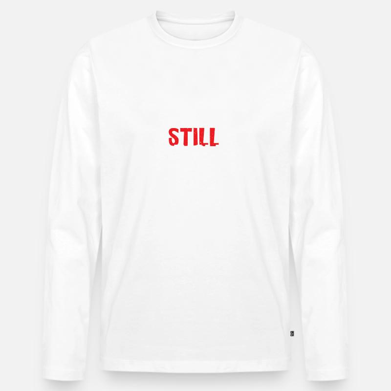 Ja. Immer noch Single. - Männer Premium Bio Langarmshirt - undefined