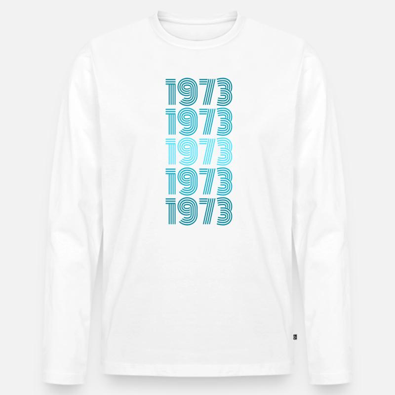 Party 1973 - Männer Premium Bio Langarmshirt - undefined