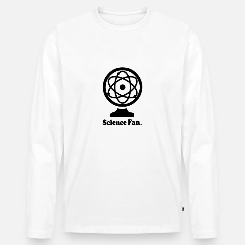 geek, nerd,lustig, geschenkidee, Science Fan - Männer Premium Bio Langarmshirt - Weiß