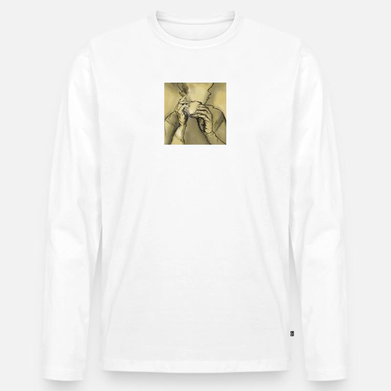 100e6d2e-bf9a-46fb-bc7b-516ae2e0bc30 - Männer Premium Bio Langarmshirt - Weiß