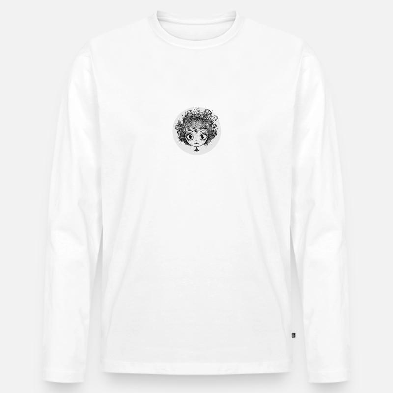 Mädchen - Männer Premium Bio Langarmshirt - undefined