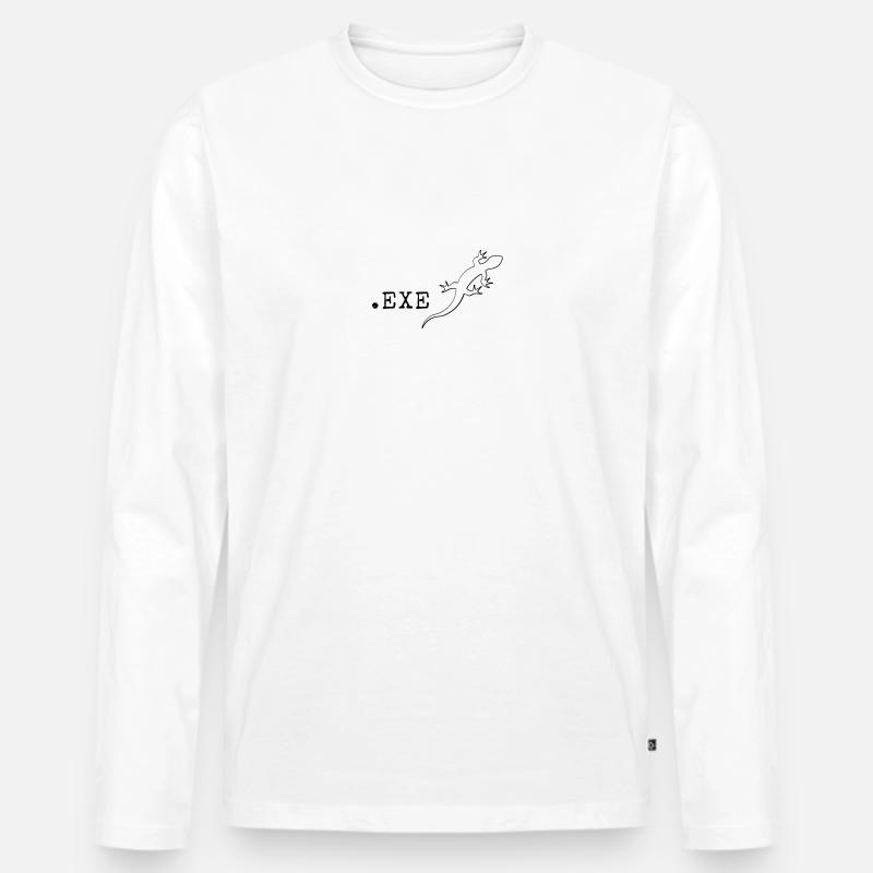 Computer scientist Programmer It Coding - Men's Premium Organic Long Sleeve Shirt - white