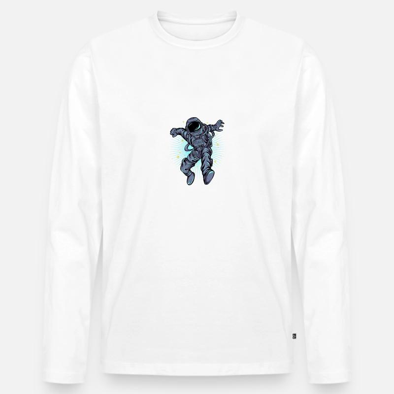 Astronaut - Männer Premium Bio Langarmshirt - undefined