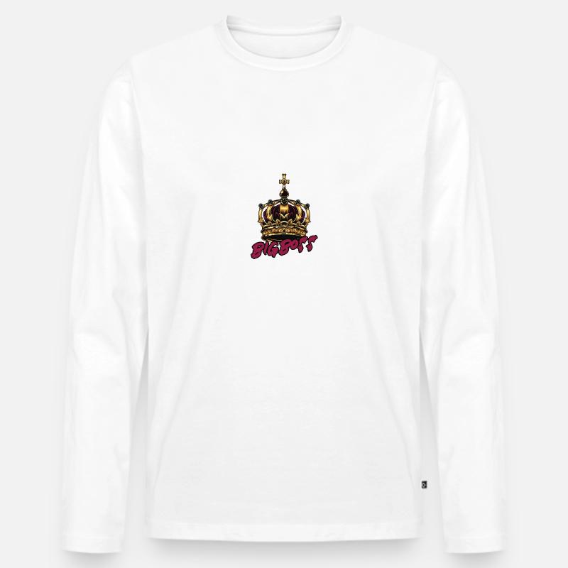 Krone - Männer Premium Bio Langarmshirt - undefined