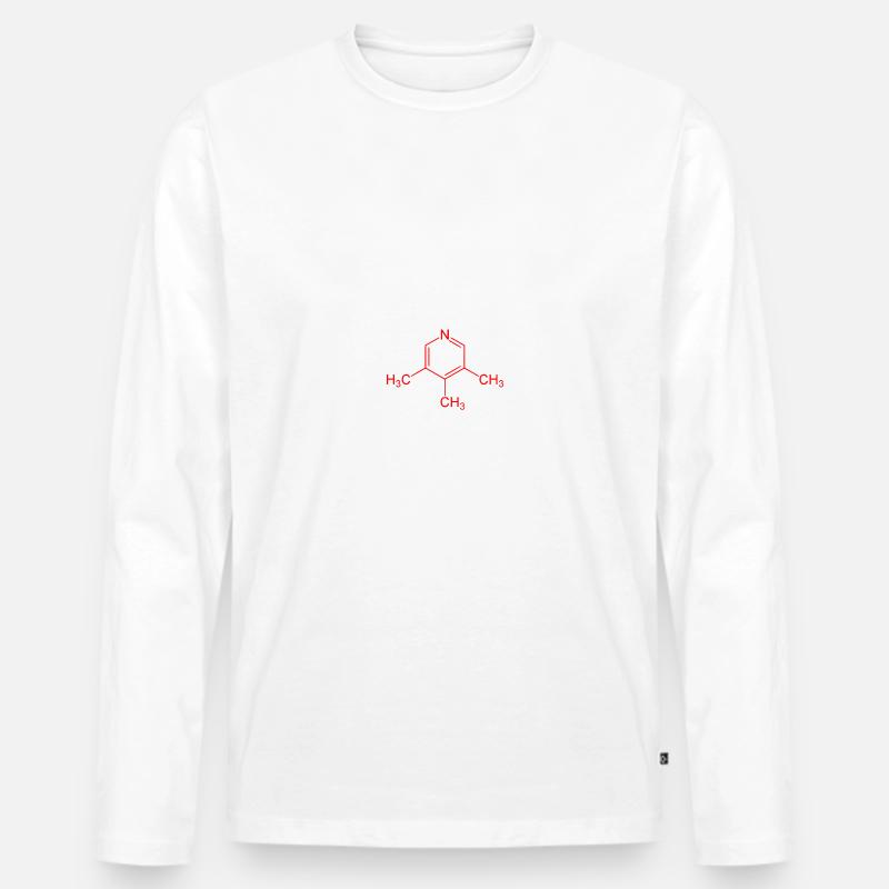 chemische Formel Bier - Männer Premium Bio Langarmshirt - undefined