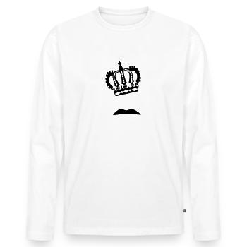 Queen Rhapsody - Men's Premium Organic Long Sleeve Shirt - white - Front - Nico (187cm)