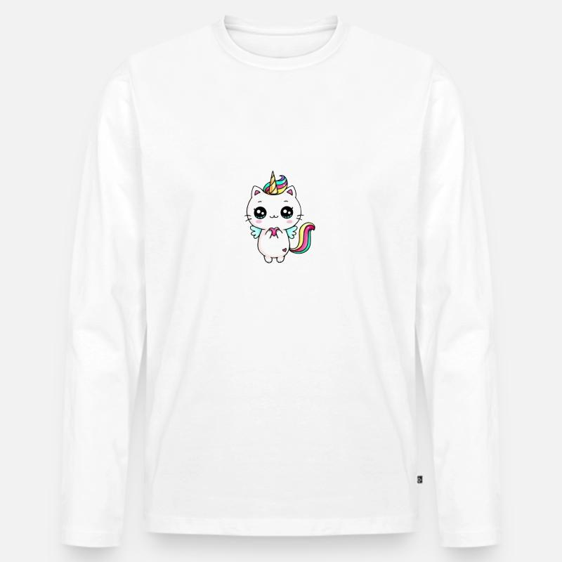 Kätzchen - Männer Premium Bio Langarmshirt - undefined