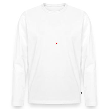 Sometimes I listen to petanque boules petanque players - Men's Premium Organic Long Sleeve Shirt - white - Front - Nico (187cm)