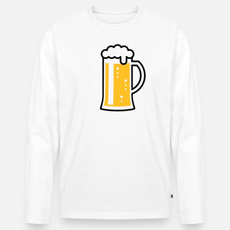 XOriginalBayrisch (R3) - Männer Premium Bio Langarmshirt - Weiß