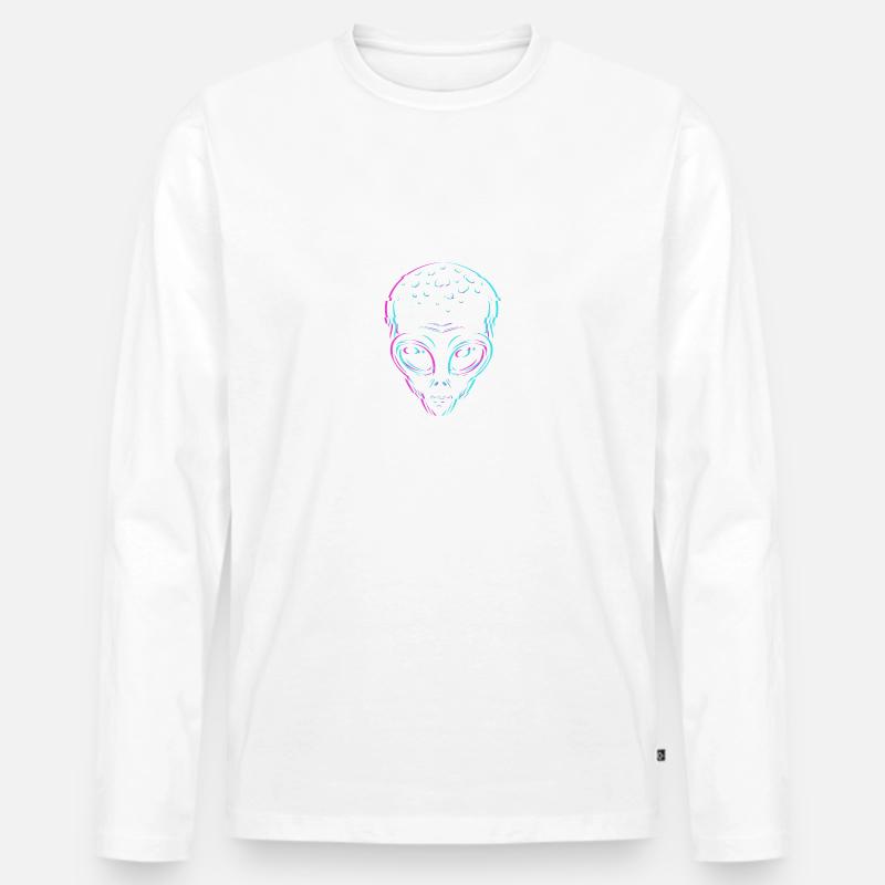 Alien - Männer Premium Bio Langarmshirt - undefined