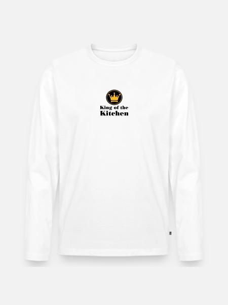 Koch - T-shirt manches longues Premium bio Homme - blanc