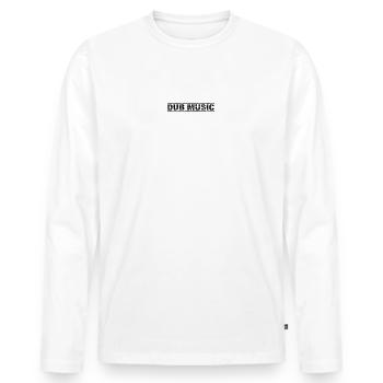 Dub Music - Männer Premium Bio Langarmshirt - Weiß - Vorne - Nico (187cm)