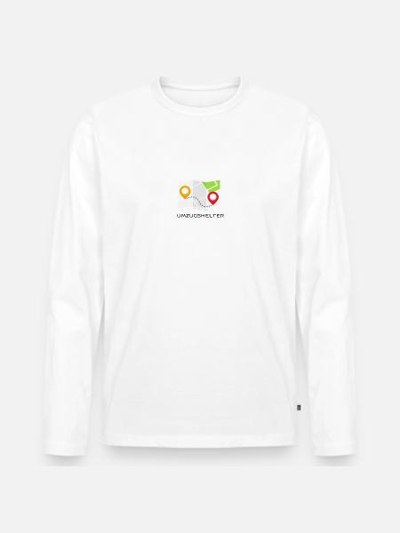 Movers - big thank you! - Men's Premium Organic Long Sleeve Shirt - white