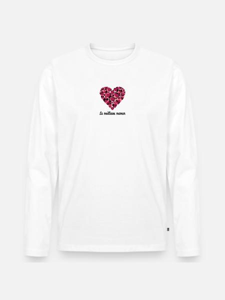 la_meilleure_maman - T-shirt manches longues Premium bio Homme - blanc