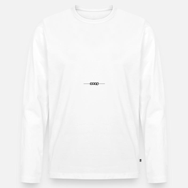 Élément 2025 - T-shirt manches longues Premium bio Homme - blanc