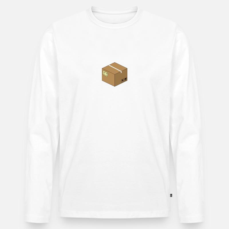 Paket - Männer Premium Bio Langarmshirt - Weiß