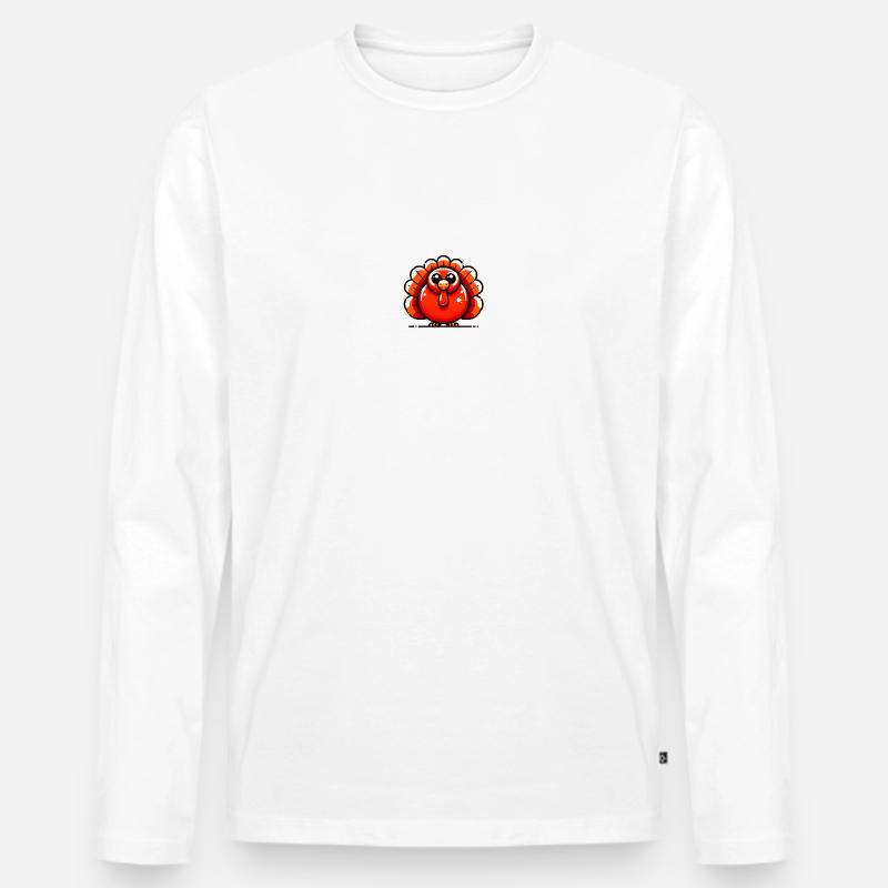 Turkei - Männer Premium Bio Langarmshirt - Weiß