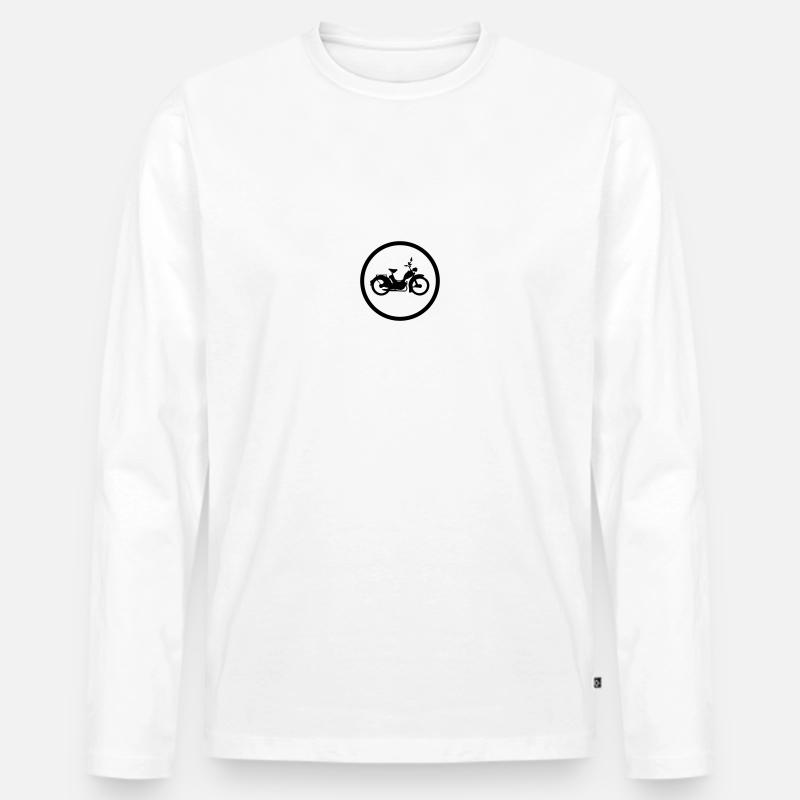 sr2 - Männer Premium Bio Langarmshirt - Weiß