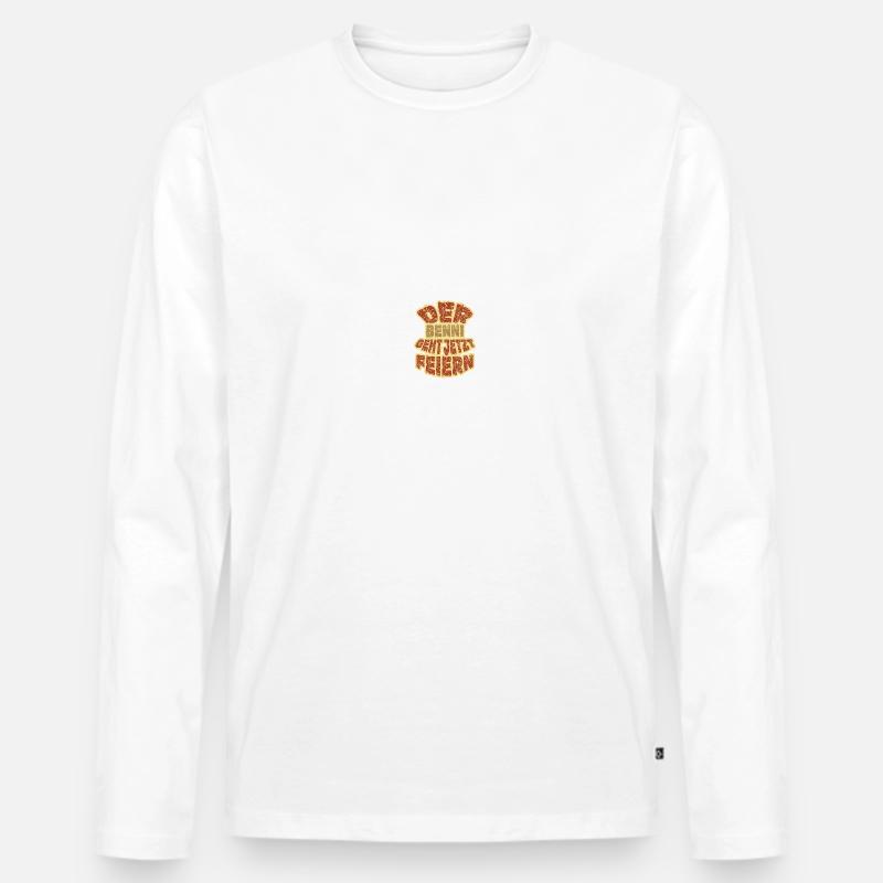 Party Benni - Männer Premium Bio Langarmshirt - undefined