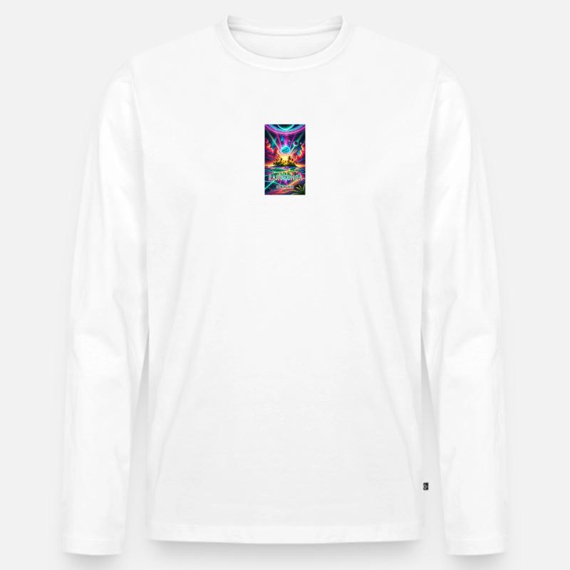 Parotonga Cook Islands Reise - Männer Premium Bio Langarmshirt - Weiß