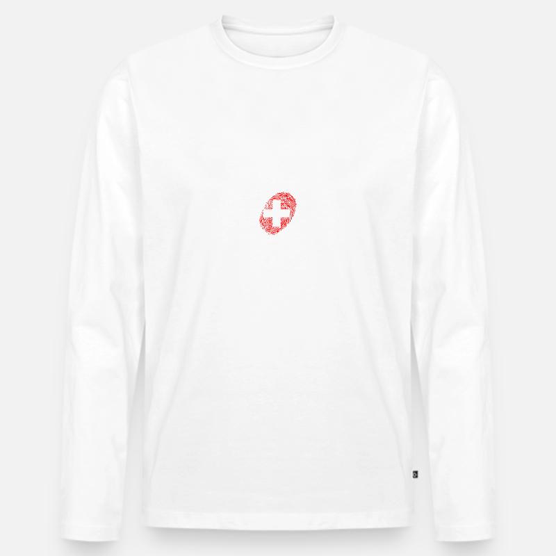 Schweiz - Männer Premium Bio Langarmshirt - undefined