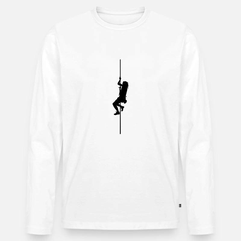 seilketterer - Männer Premium Bio Langarmshirt - Weiß