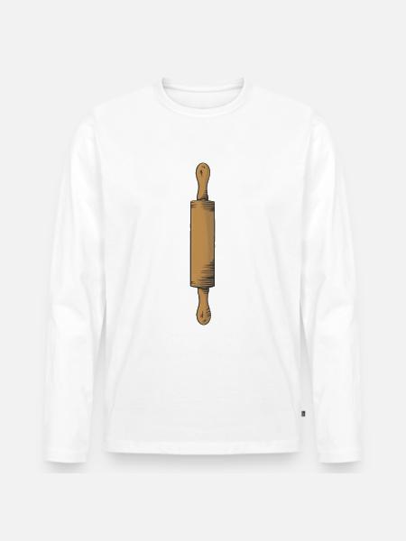 Nudelholz - Männer Premium Bio Langarmshirt -