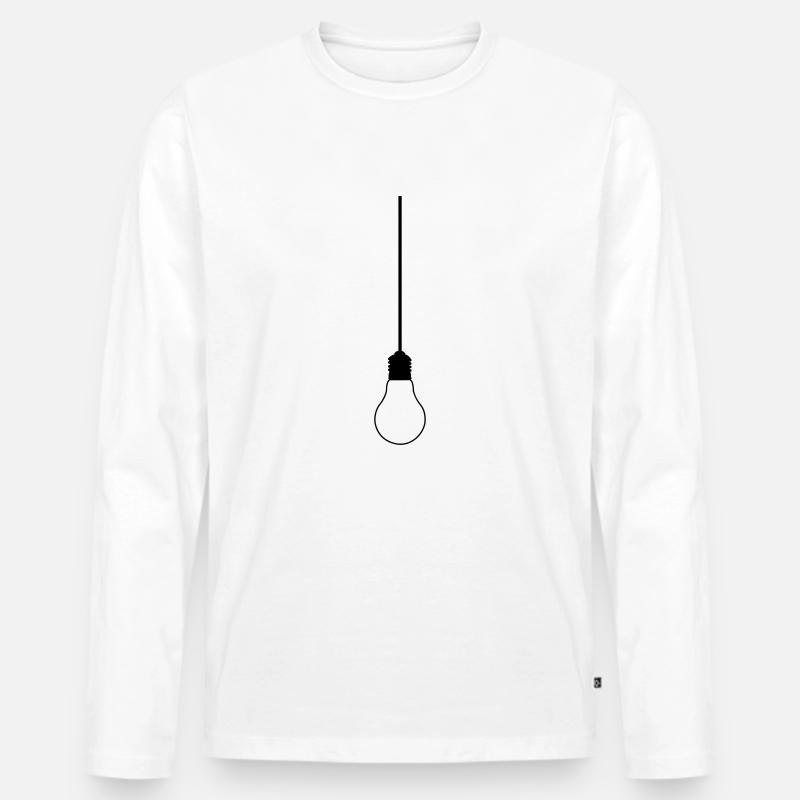 Russischer Kronleuchter - Männer Premium Bio Langarmshirt - Weiß