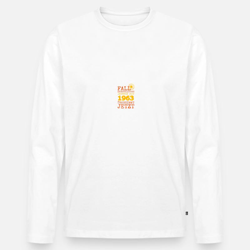 Witzig 1963 - Männer Premium Bio Langarmshirt - undefined