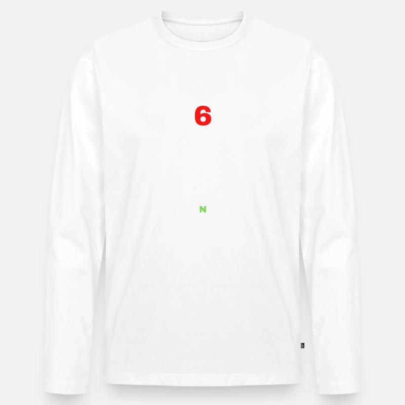 Motorrad-Geschwindigkeiten - Männer Premium Bio Langarmshirt - Weiß