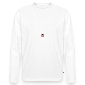 Vierzigster Geburtstag 40. Herren 40 Jahre - Männer Premium Bio Langarmshirt - Weiß - Vorne - Nico (187cm)